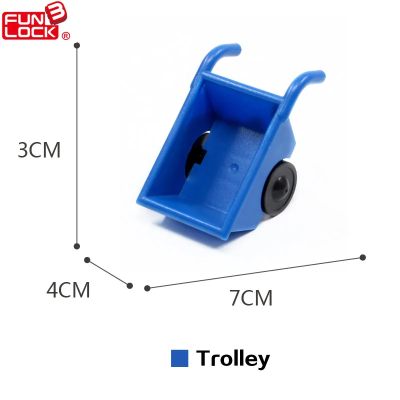 6 шт./компл. Funlock Duplo забавные сельскохозяйственные инструменты блочные игрушки