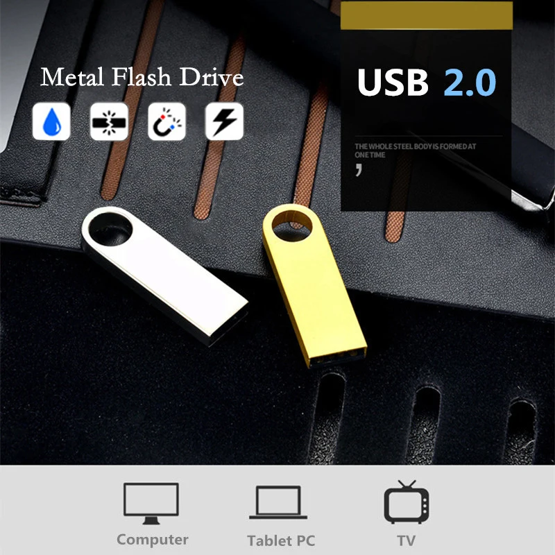 Высокое качество металлический USB флеш накопитель 32 64 128 16 ГБ Гб 8 портативный