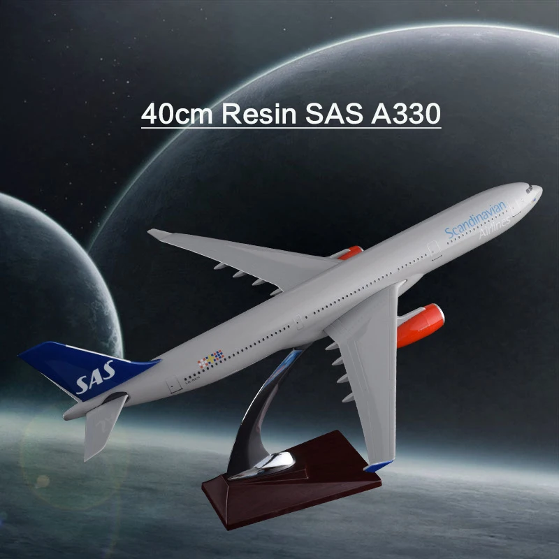 Модель самолета A330 Северные европейские авиакомпании металлическая модель 16 см