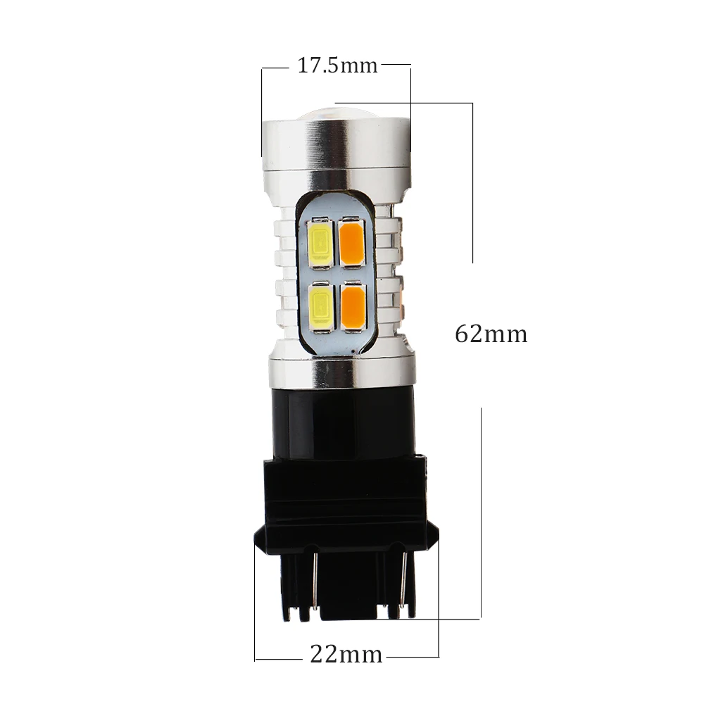 YM E-Bright! 2 шт. Автомобильные светодиодные лампы 3157 P27/5W T25 5730 20 SMD 12 В | Автомобили и