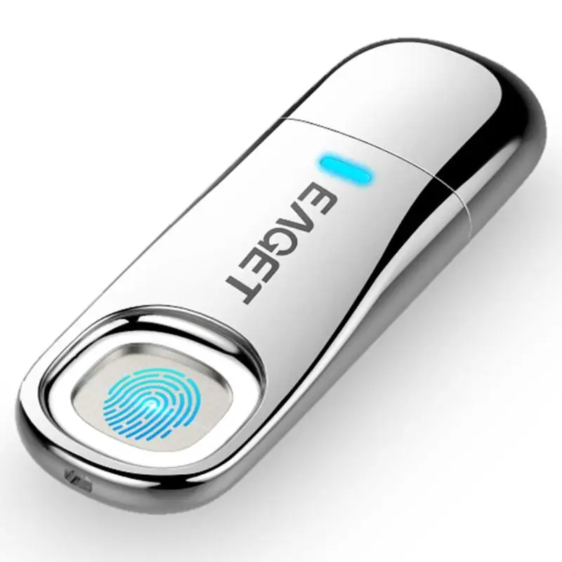 Usb-накопитель EAGET FU60 FU5 32 ГБ/64 ГБ, зашифрованный отпечаток пальца, USB флеш-накопитель, высокая скорость, интеллектуальная безопасность, USB 3,0, флешка, металлический u-диск