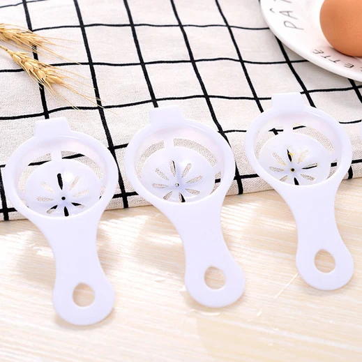 White 3PCS FURGERIN 3 шт. желток Сепаратор Яйца Экологичные пластиковые яйца сепаратор отделитель желтка от белка Аксессуары для выпечки домашние Кухонные гаджеты - Цвет: White 3PCS