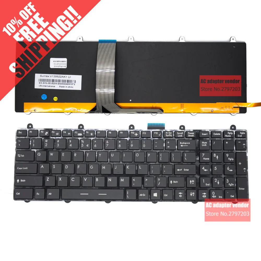 Новая замена для ноутбука MSI GE70 GT60 GT70 GX60 GX70 GT780 GE60 1762 с Цветной подсветкой и