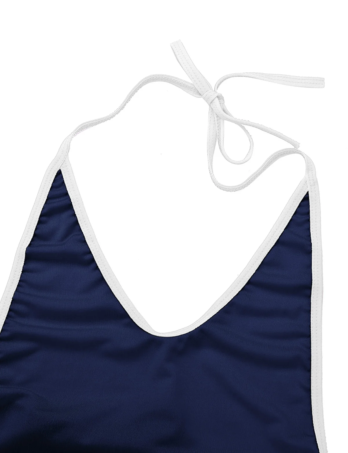 Сексуальное женское нижнее белье с лямкой на шее высоким вырезом самозавязкой