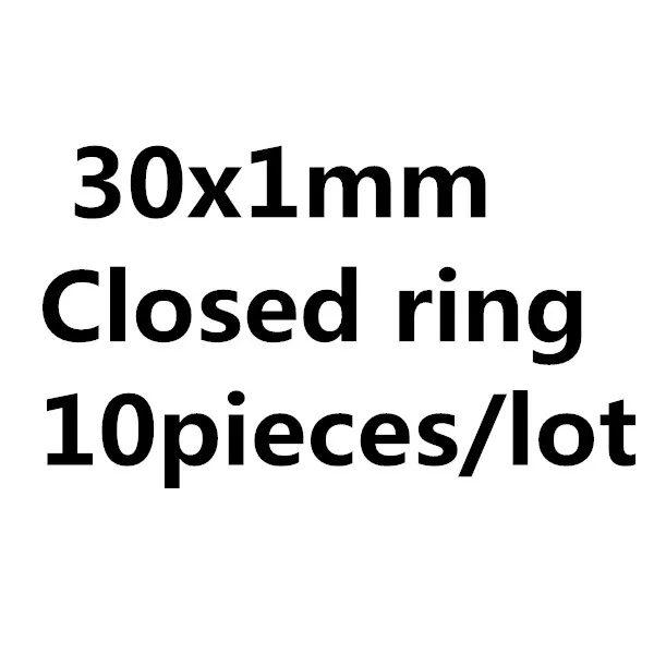 10pieces Позолоченные закрытые кольца, складывающееся кольцо, ювелирные аксессуары, самодельные ювелирные изделия J2237 - Цвет: 10pieces