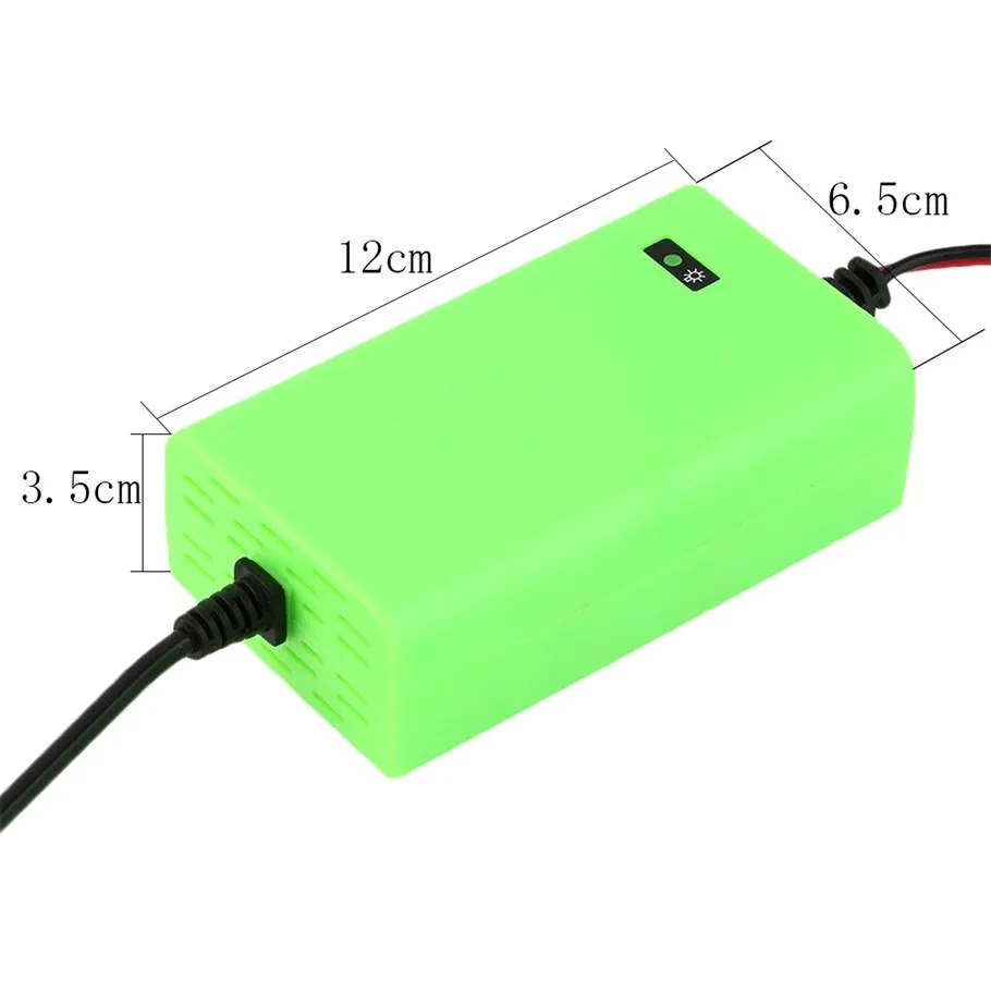 12V 2A интеллектуальное автомобильное зарядное устройство напряжение, перезаряжаемая батарея зарядное устройство 220V автоматический источник питания зеленый