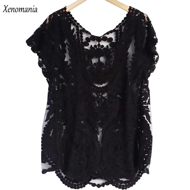 Женская кружевная блузка белая винтажная в стиле бохо лето 2017|white lace blouse|lace blousewomen