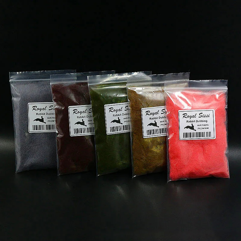 2 пакета/упаковка натуральные кроличьи волосы для вязания мушек | Спорт и