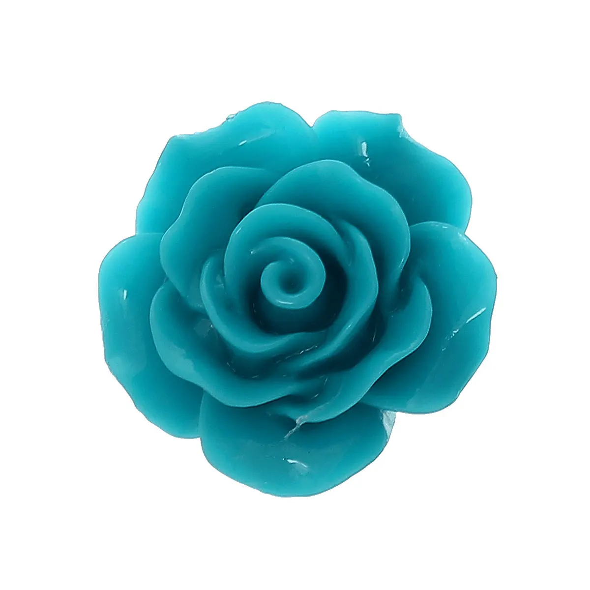 DoreenBeads искусственная смола цветок темно синий 20 0 мм (6/8 дюйма) x 5 шт. новинка
