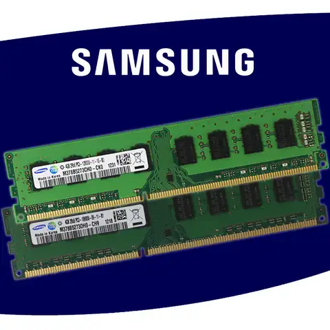 Оперативная память Samsung для настольного ПК, модуль памяти DDR2 800 667 МГц PC2-5300 DDR3 1333 1600 МГц 1 Гб 2 Гб 4 Гб (2 шт. * 2 Гб) PC3 10600 12800