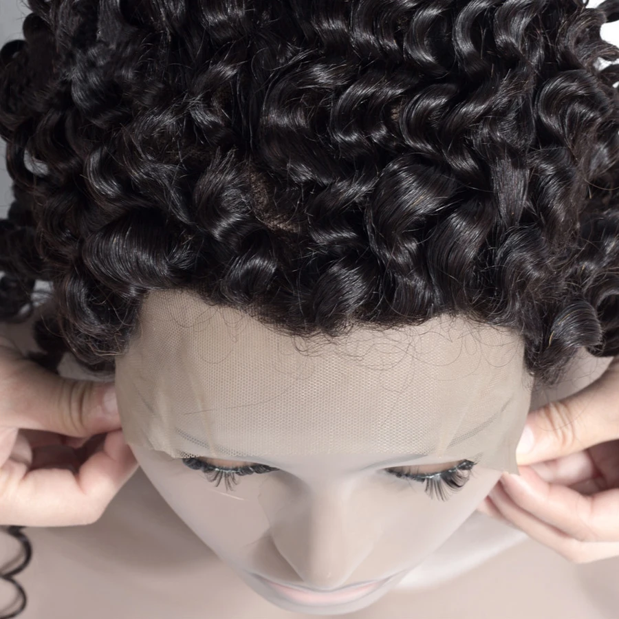 Королевская любовь волос глубокая волна фронтальные бразильские волосы 13x4