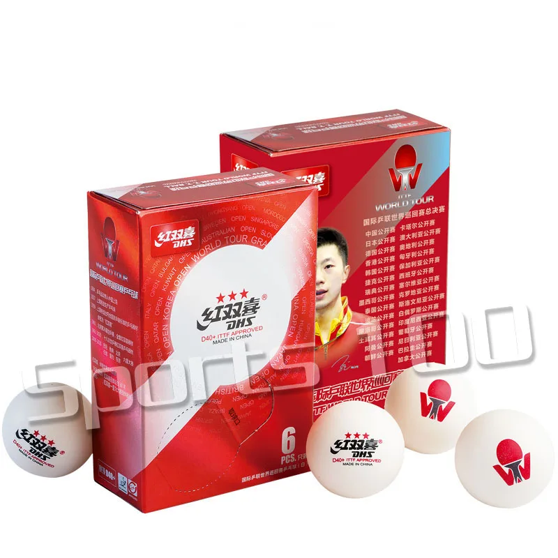 Шары для настольного тенниса Ittf World Tour 3 звезды материал: пластик поли 2019|Мячи