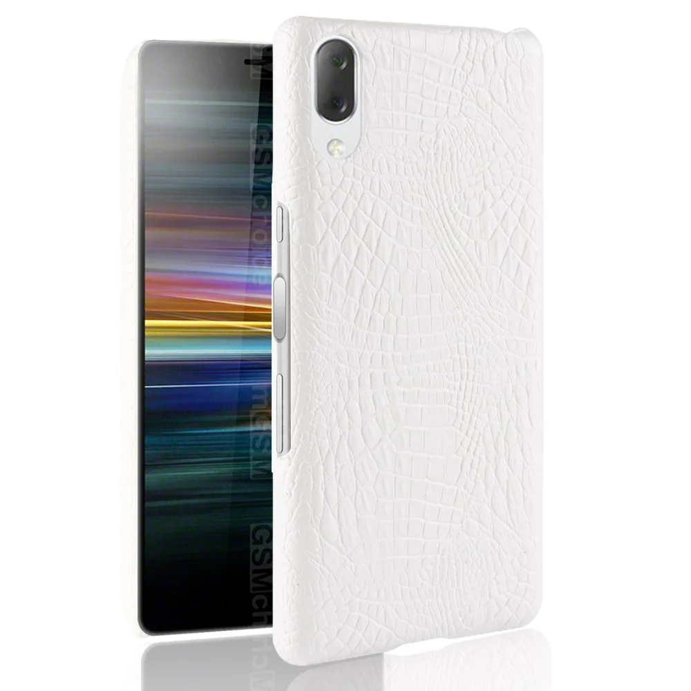 Роскошный чехол из крокодиловой змеиной кожи для Sony Xperia L3 L2 10 Plus Жесткий Чехол