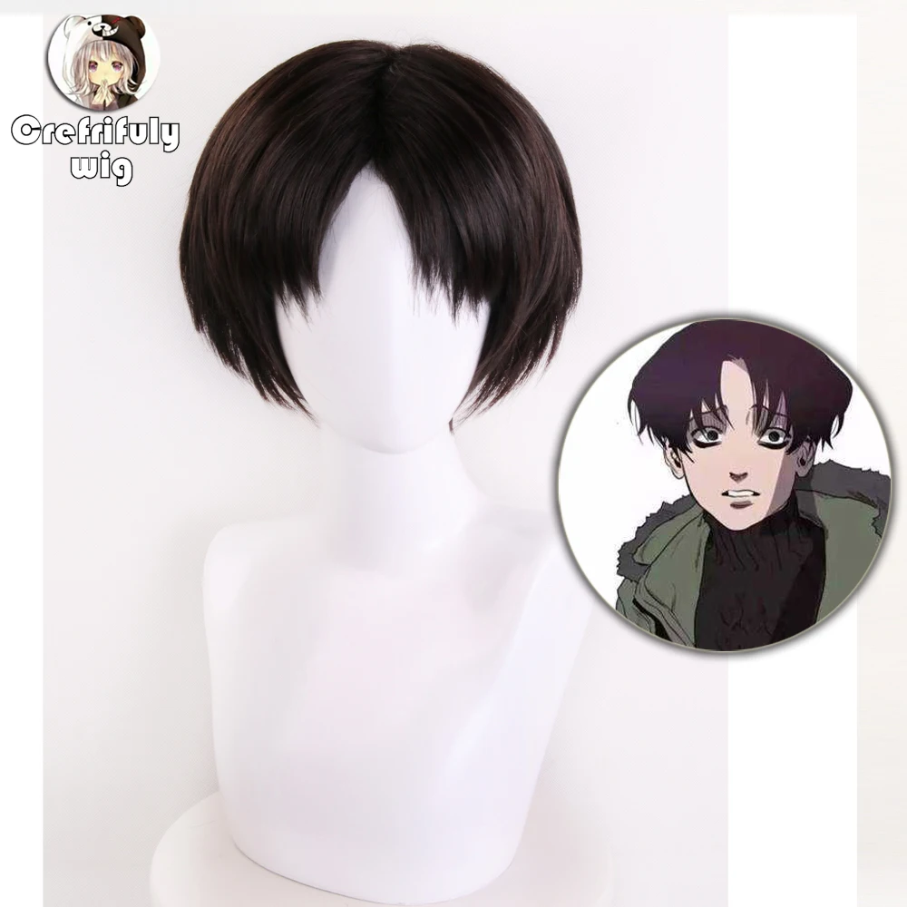 Парик для косплея мужчин Killing Stalking термостойкие синтетические волосы костюма на