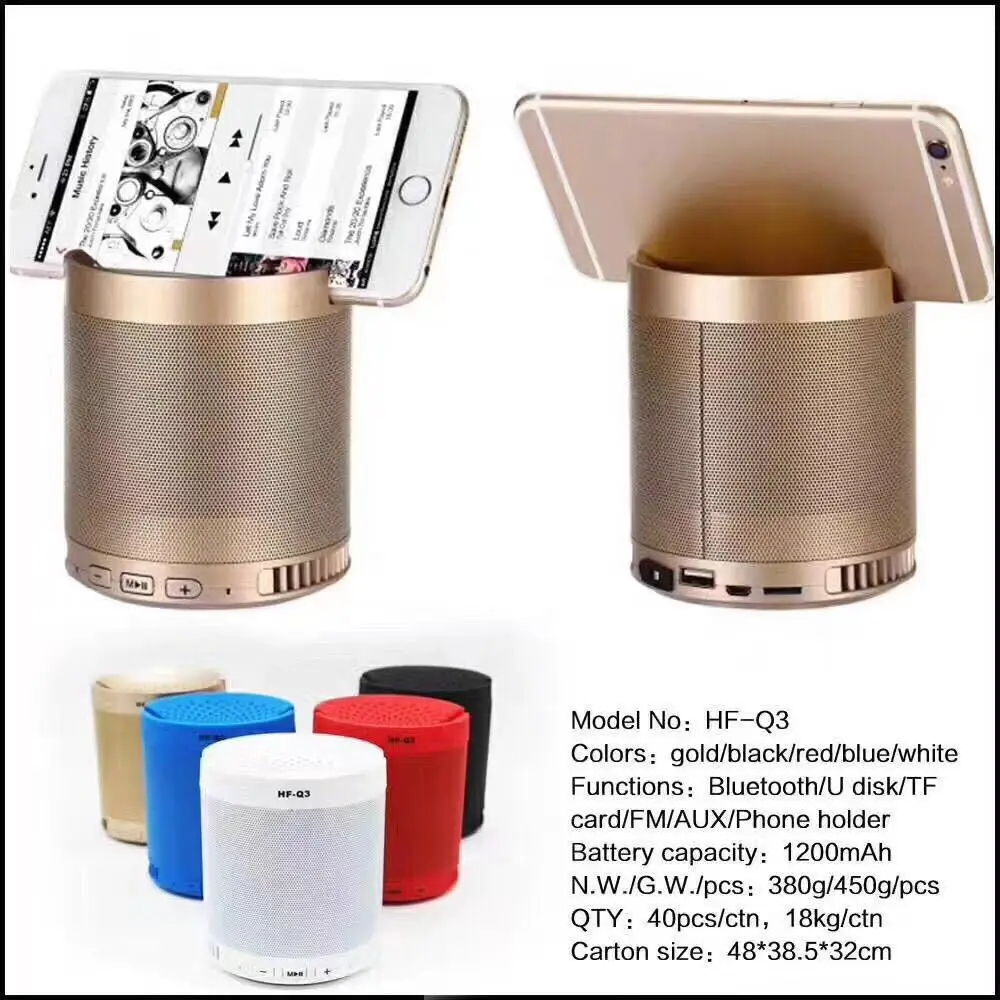 Q3 беспроводной bluetooth динамик мини TF карта маленький звук модный сабвуфер с