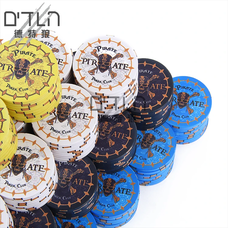 DTLNNative Индийский стиль Керамический чип customization10g 39 мм/12 г 43 мм Размер|Покерные