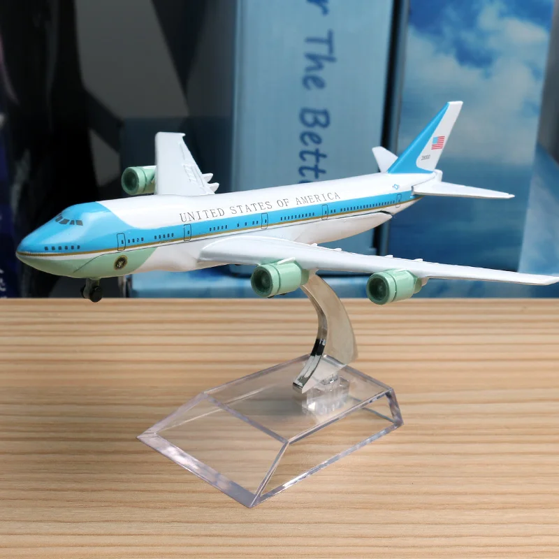 16 см 1:300 США авиалинии Боинг 747 200 Аэробус самолет модель Соединенных Штатов