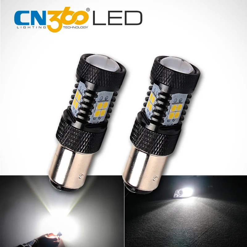CN360 2 шт. 950 люменов SMD3030 Белый 1157 BAY15D P21/5 Вт автомобильная светодиодная лампа DC 12 В