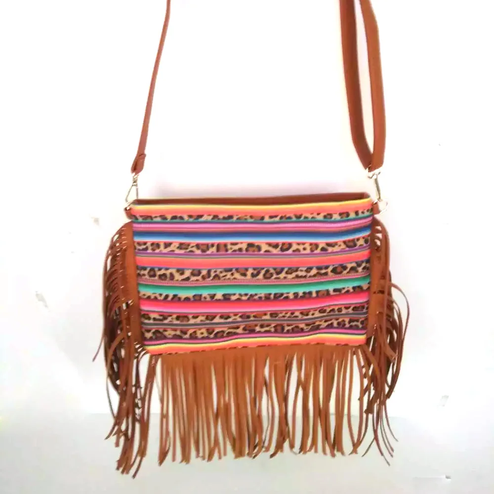 Сумка через плечо с леопардовой кисточкой DOMIL оптовая продажа заготовки для