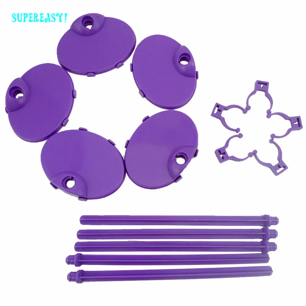 5 шт./лот пластиковая фиолетовая подставка фигурка держатель Игрушечная модель