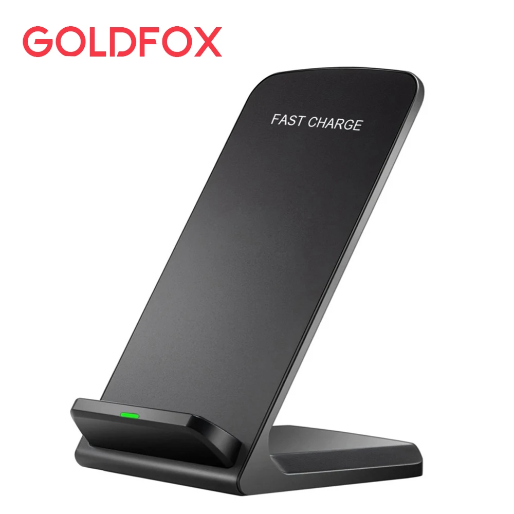 GOLDFOX 10 Вт Быстрая зарядка беспроводное зарядное устройство для Samsung Galaxy Note 5 S6 Edge +