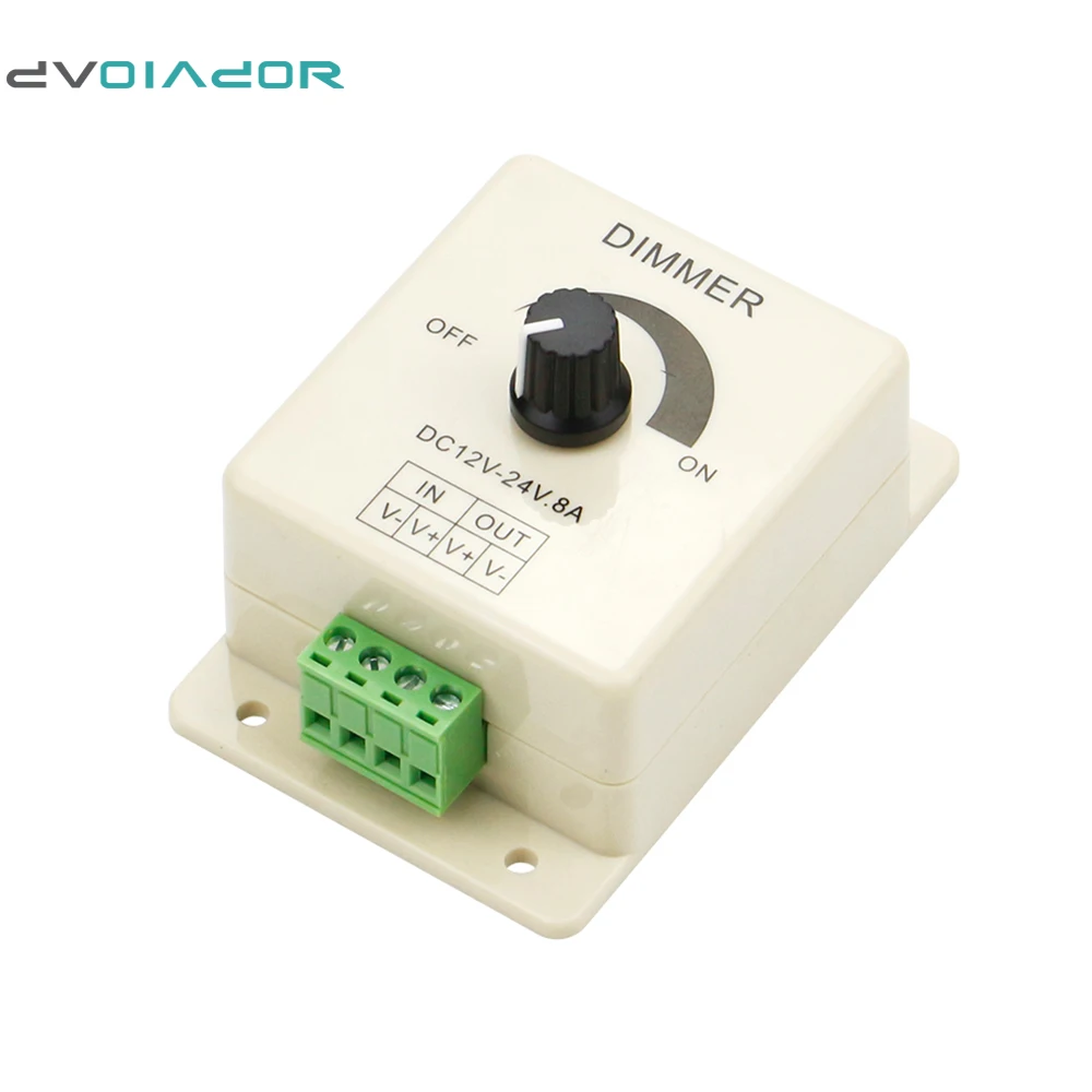 Dvolador ШИМ Диммер контроллер для светодиодные фонари или ленты adjustable brightnes