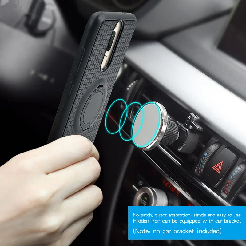 For Huawei Mate 10 Pro Armor Case With Car Holder Magnetic Cover Maimang 6 Lite Full Protect Fundas Honor 9i Nova 2i |
