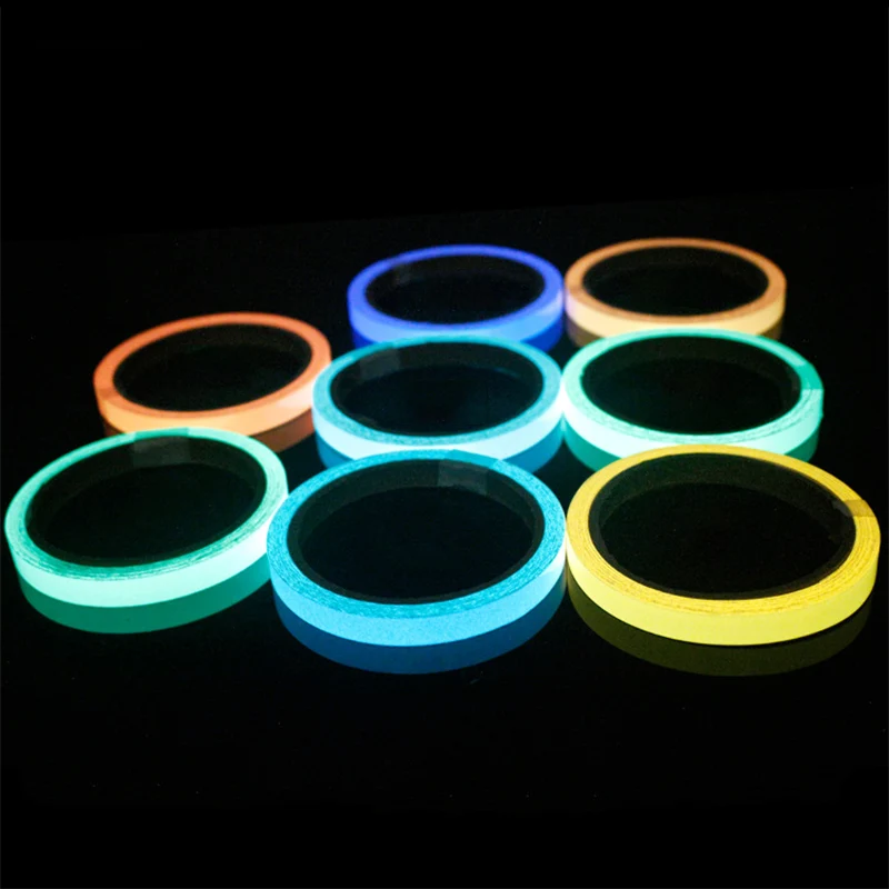 Горячая 1 шт. светящаяся лента самоклеющаяся предупреждающая ночное видение в