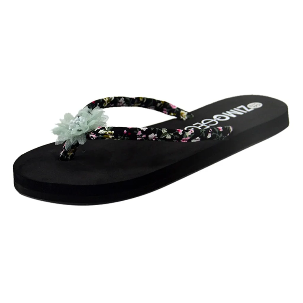 JAYCOSIN Slippers Women Summer Casual Bohemian Sandalen Floral Platform Sandals Open Toe Non-slip Beach Walk Shoes | Обувь