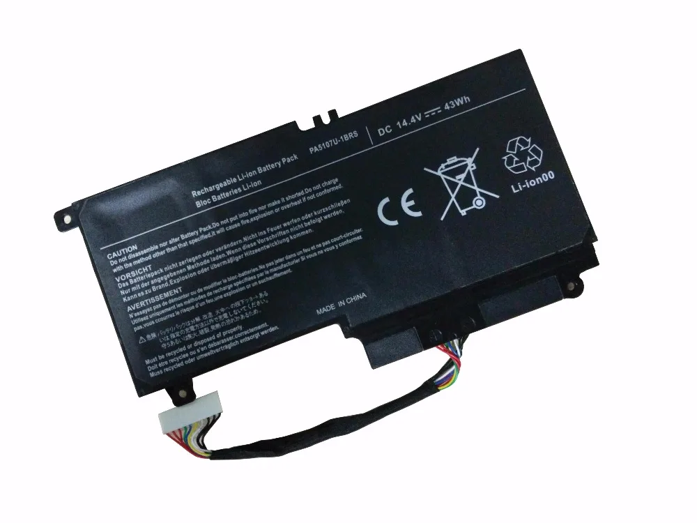 14 4 В 43wh 2838 мА/ч PA5107U 1BRS Аккумулятор для ноутбука Toshiba Satellite L45 L45D L50 S55 P55 L55 L55T P50 A