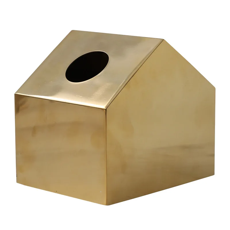 Nordic Ins Wind Metal Paper Towel Storage Box Light Luxury Living Room Coffee Table Tray Decoration Ornaments | Дом и сад
