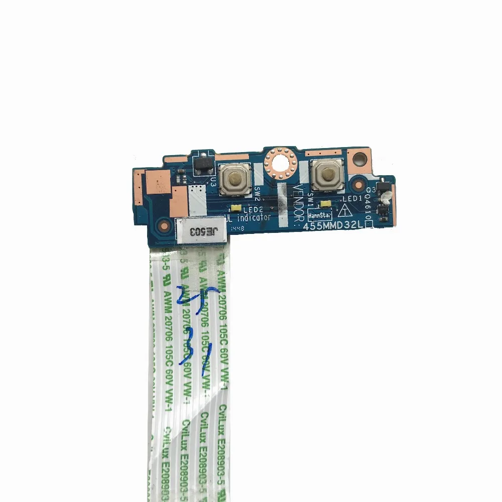 Оригинальный кнопочный переключатель питания для ноутбука HP серии 450 G2 плата с