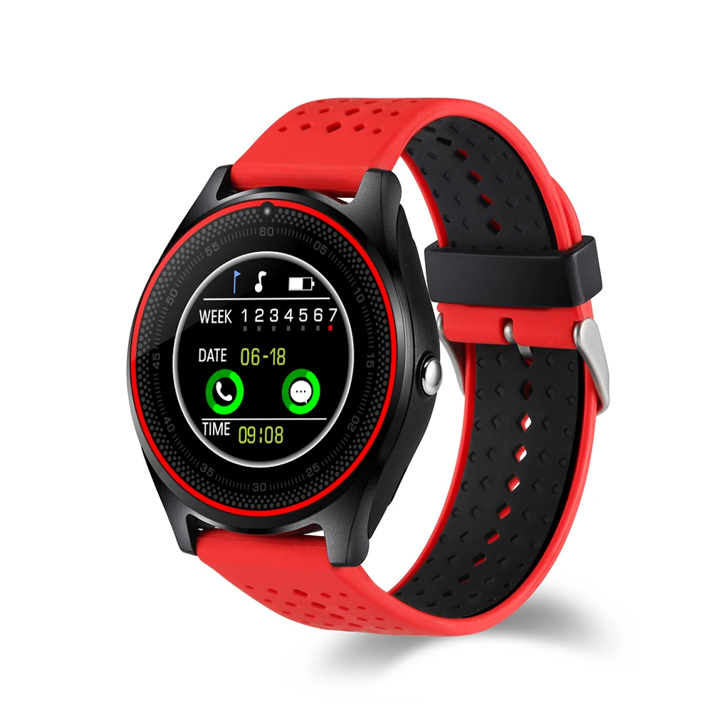 Smartch умные часы V9 reloj inteligente SIM карты фитнес-трекер Спорт для Andorid huawei xiaomi samsung Ios |