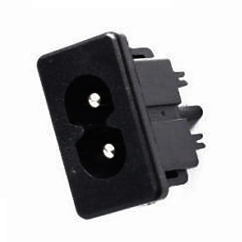5 шт. AC 250V 2.5A IEC320 C8 папа 2 Pins вход питания розетка панель встроенный SA176 P40|panel socket|panel
