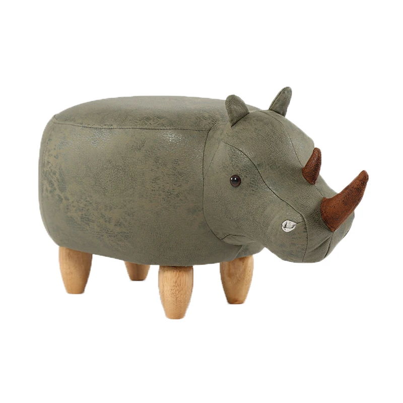 Креативная скамейка для обуви из массива дерева rhinoceros диван мебель альтмена стул