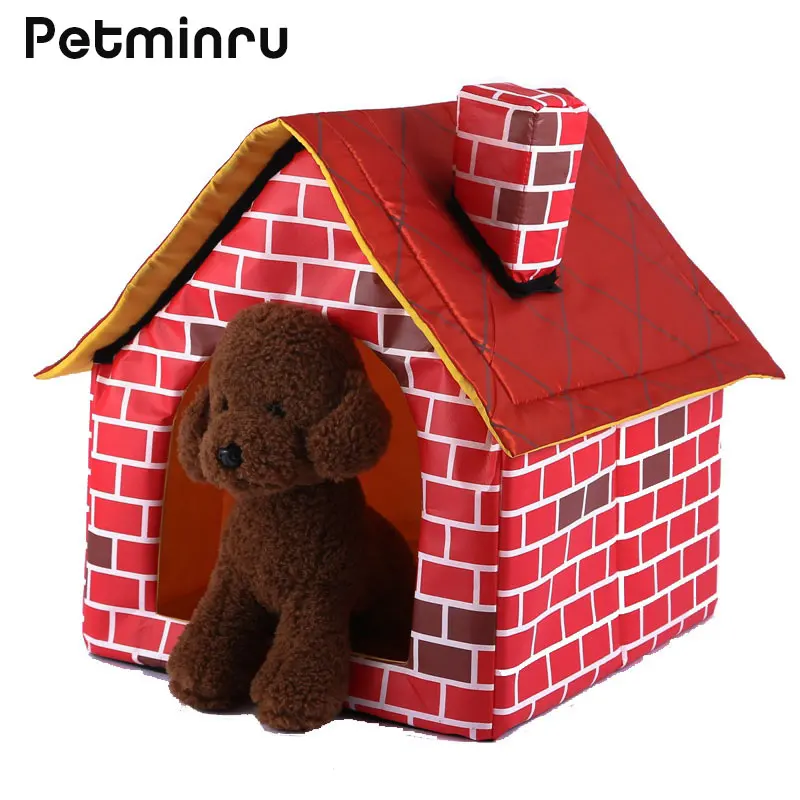 Petminru съемный собачий Домик гнездо кошка кролик кровать питомник маленькие