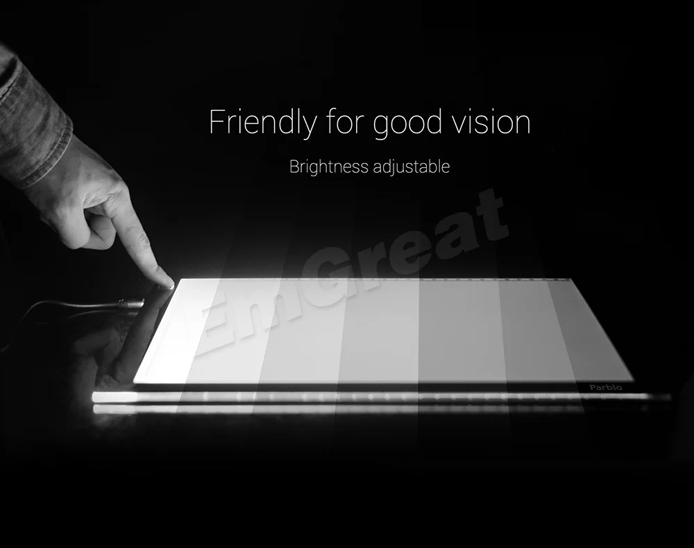2015 Parblo A4 Led Light Pad световой короб для отслеживания копии Borad A4S графический