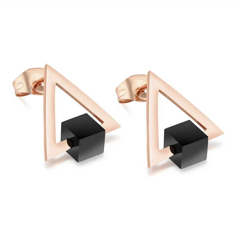 Meicialandat 2019 Jewelry triangular Stud Earrings For Women Christmas earrings for women fashion earring stud Earring | Украшения и