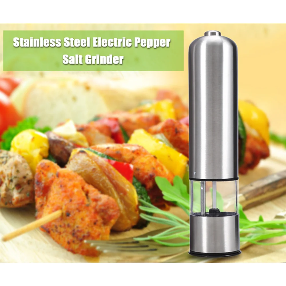 Электрическая мельница для перца из нержавеющей стали мясорубка специй с
