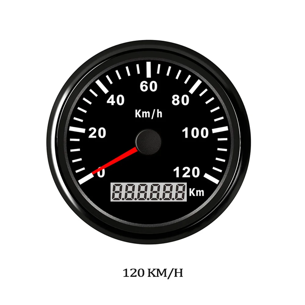 Цифровой gps измеритель скорости 120 200 kmh красный светодиодный датчик скорости для Honda мотоцикла автомобиля лодки IP67 водонепроницаемый