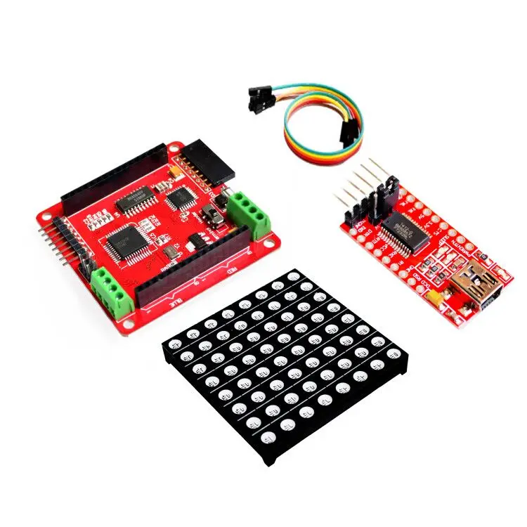 Полноцветная светодиодная плата драйвера экрана с матрицей RGB 8*8 60 м|driver|drivers