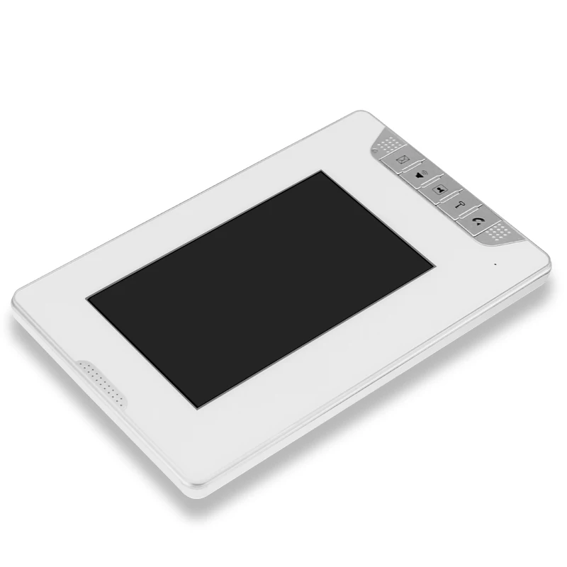 7 дюймовый TFT цветной видеодомофон видео монитор экран Внутренняя станция без ИК