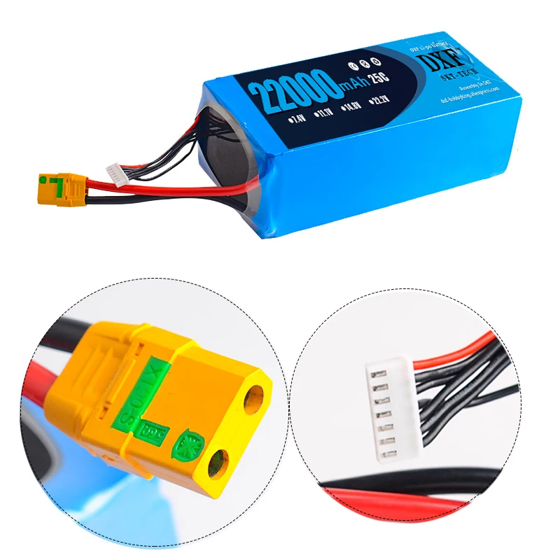 Литий полимерный аккумулятор 2017 DXF Power 3S 11 1 в 22000 мач 25C Max 50C для вертолета