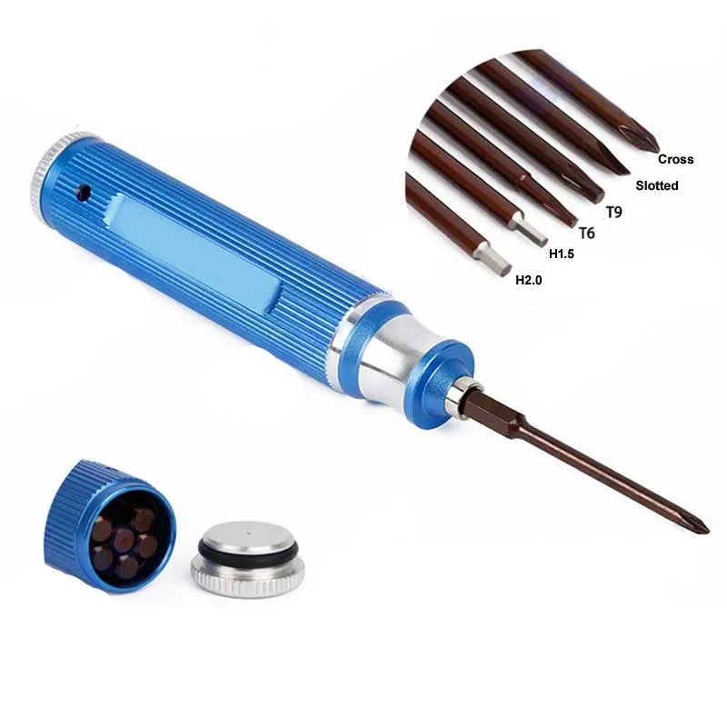 DIY 6 в 1 точность Hex Torx Филлипс крестовая отвертка Биты многофункциональный RC инструмент Наборы для DJI Phantom 3 4 Drone Quadcopter