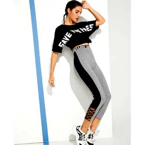 Nnw удобная женская спортивная одежда обтягивающие с высокой талией повседневные
