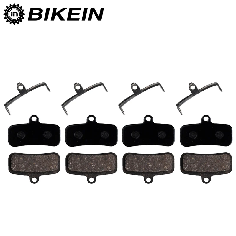 BIKEIN 4 Pairs Mountain Bike Disc Brake Pads For Shimano Saint M810 M820 ZEE M640 H01 Semi Metallic MTB Hydraulic Pad|disc brake pads|bike disc