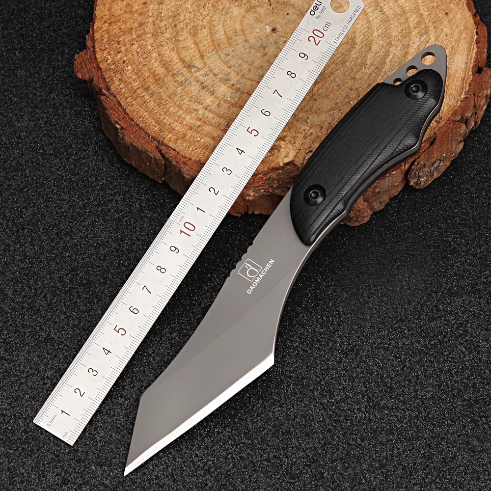 

Full Tang Newest Tactical Knife Survival Camping Outdoor Tools Collection Hunting Knives With Imported K sheath G10 Handle