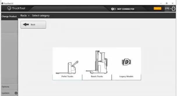 TruckTool 3 1 (диагностическая программа для вилочных погрузчиков Mitsubishi Rocla)|diagnostic