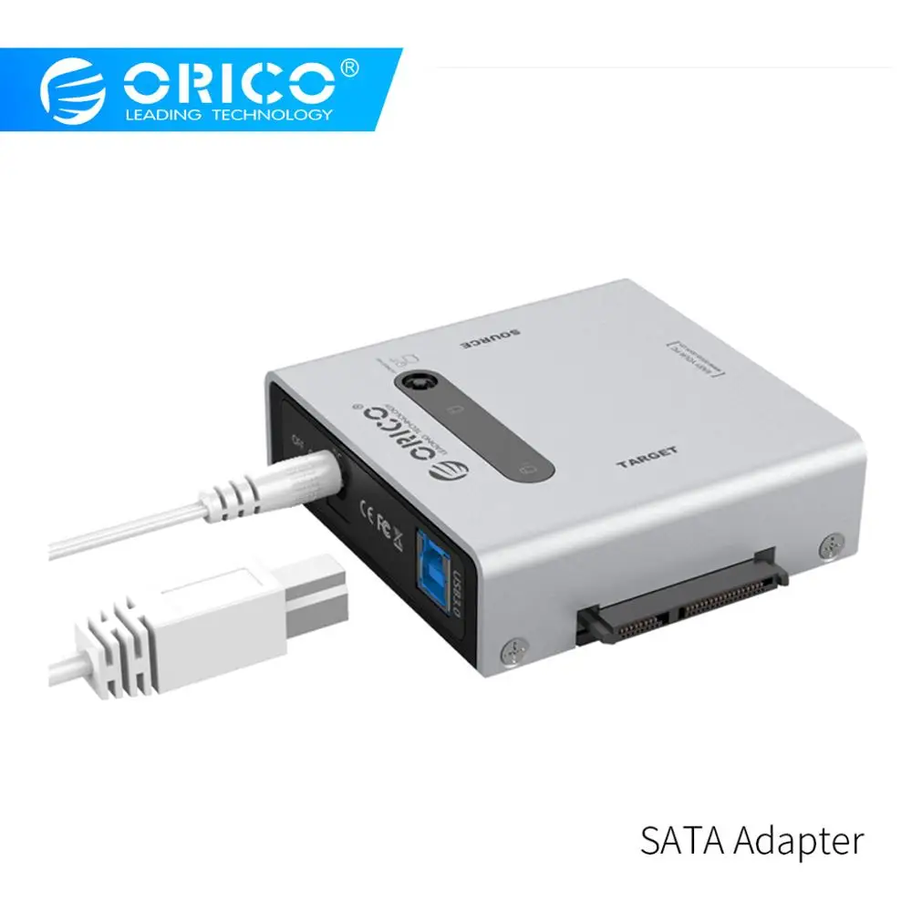 ORICO USB3.0 SATA адаптер Replicator двойной жесткий диск Sata жесткий диск картридж 2,5/3,5 Внешний HDD адаптер, украшенное мозаикой из драгоценных камней, 12V адаптер переменного тока Щепка(2012US3