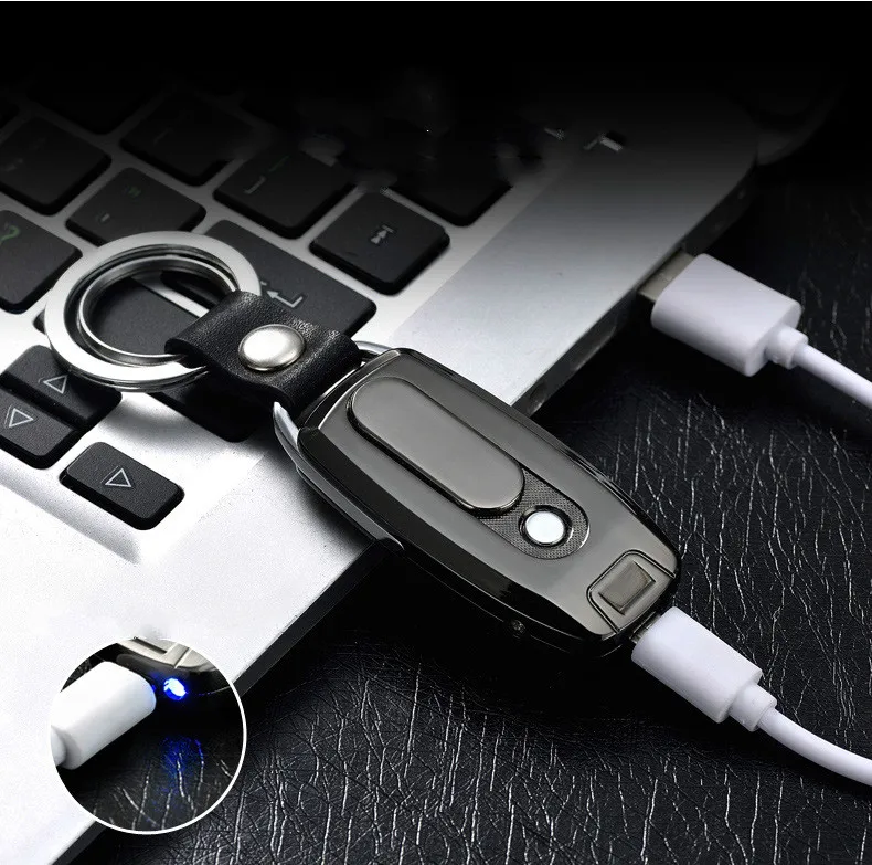 1 шт. Электронная зажигалка для автомобиля USB беспламенная Бездымная